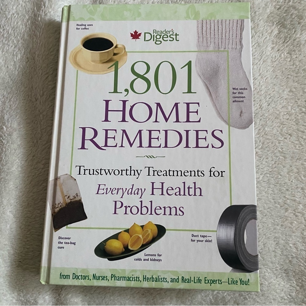 Readers Digest 1801 Home Remedies hardcover 2004​​​​​​